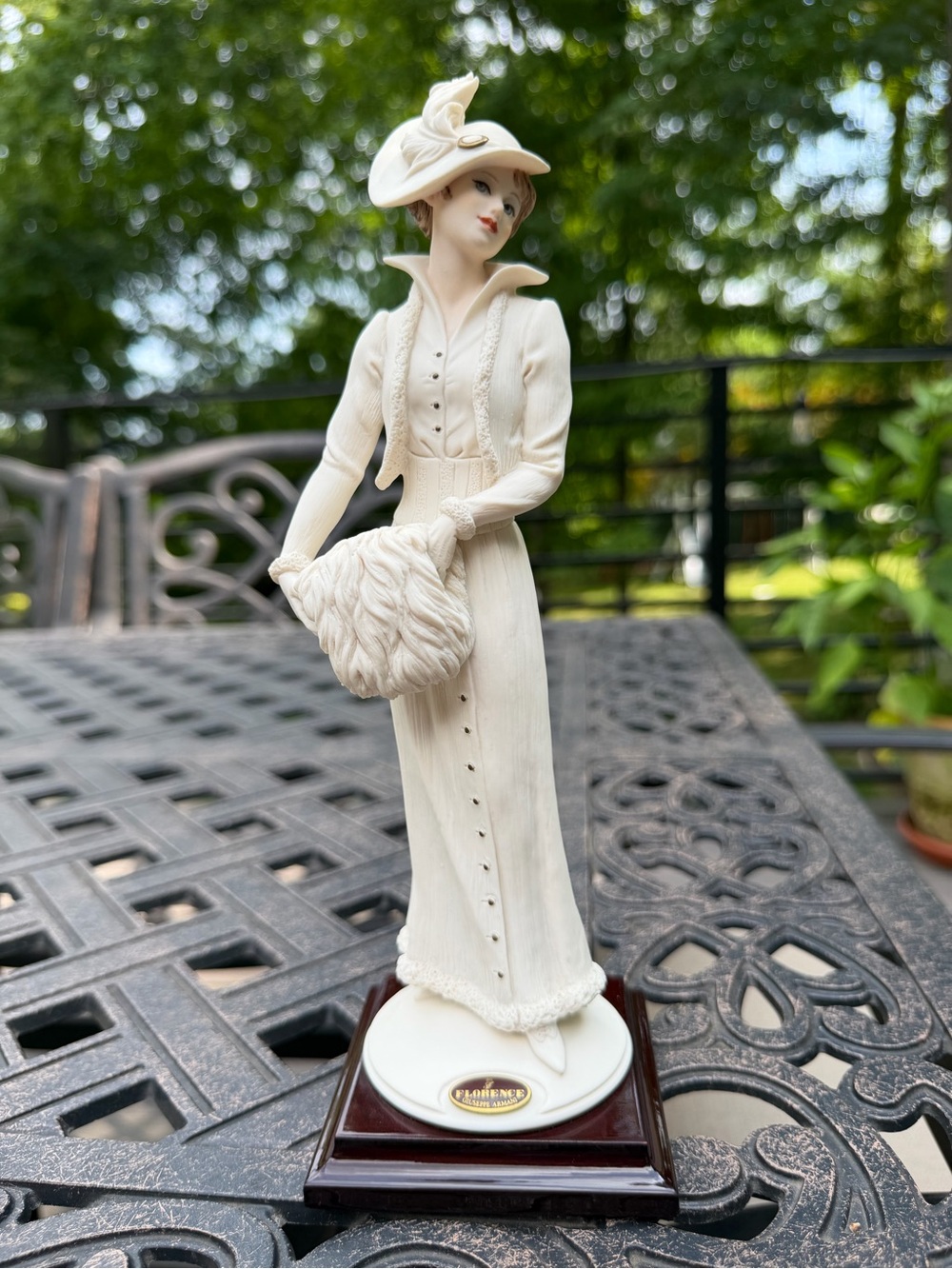 Giuseppe Armani Coquette Figurine Florence Sculture 10” d'Arte 1306F Italy 1998